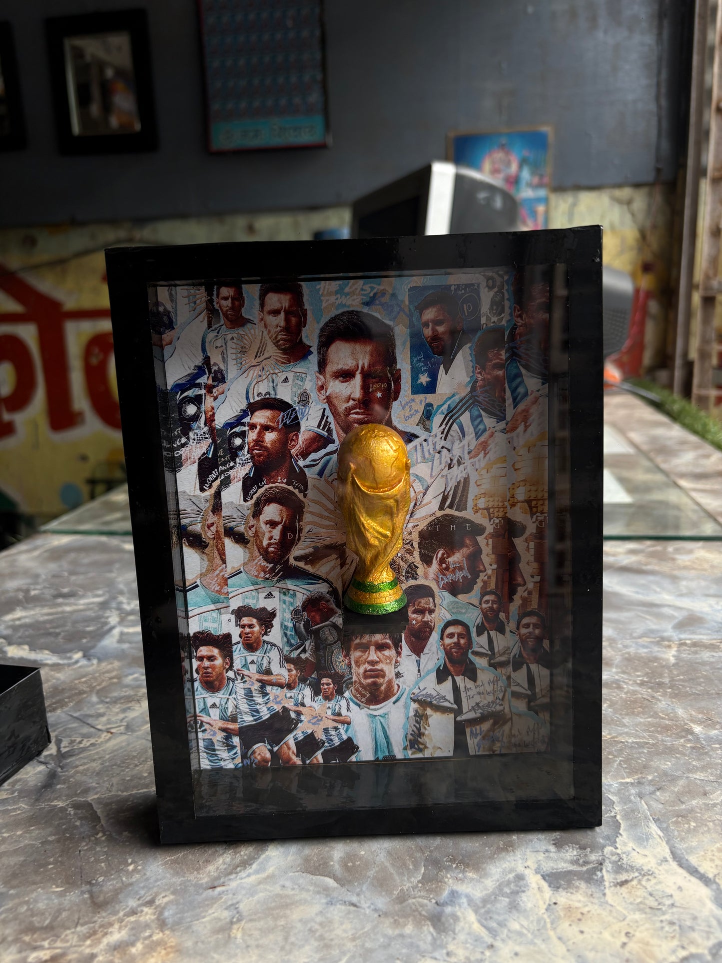 "THE GOAT" WC LEGACY 3D FRAME