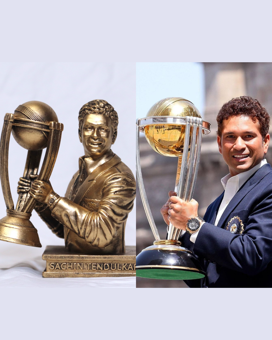 SACHIN Tendulkar Statue