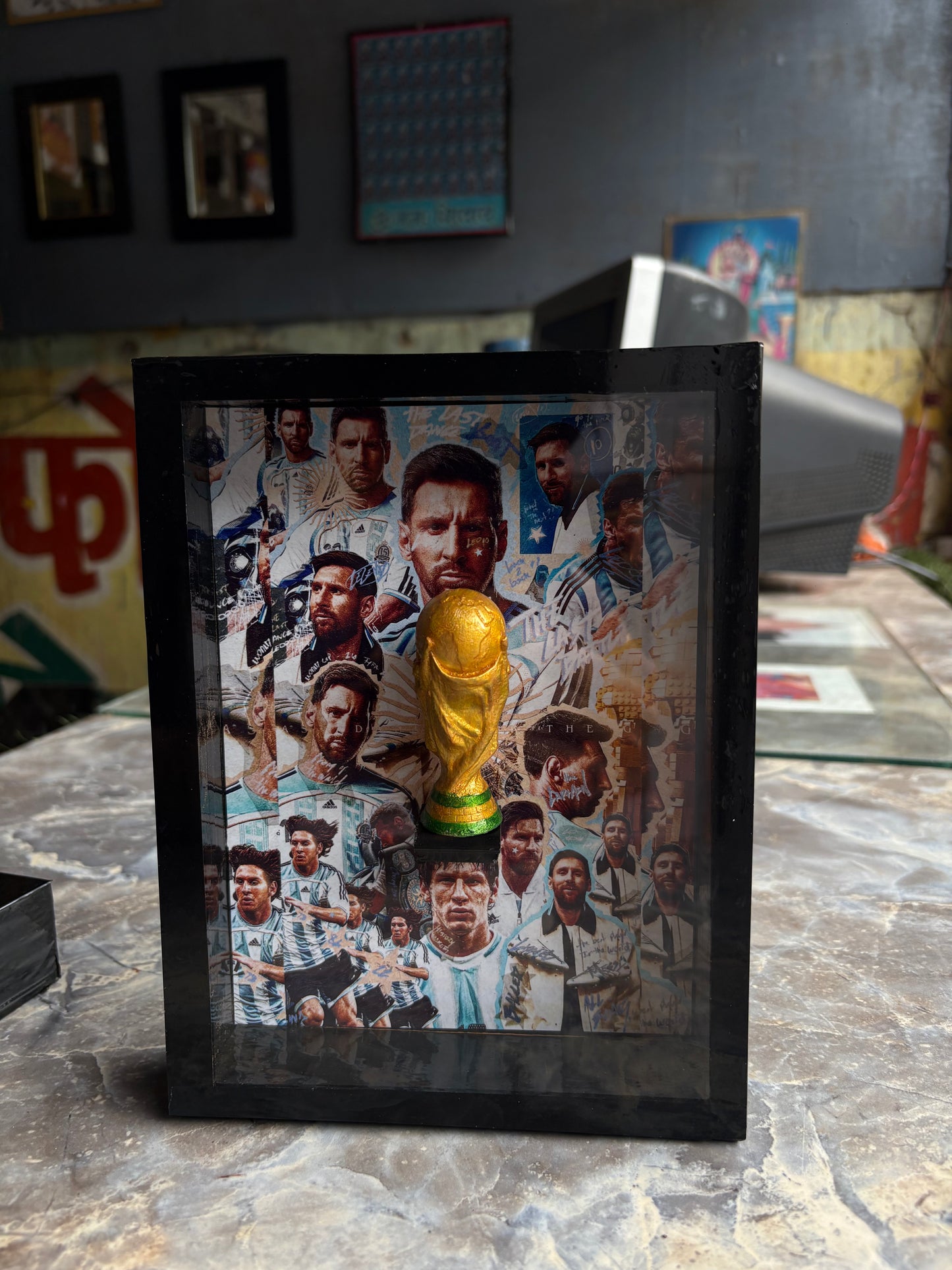 "THE GOAT" WC LEGACY 3D FRAME