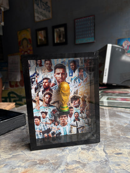 "THE GOAT" WC LEGACY 3D FRAME