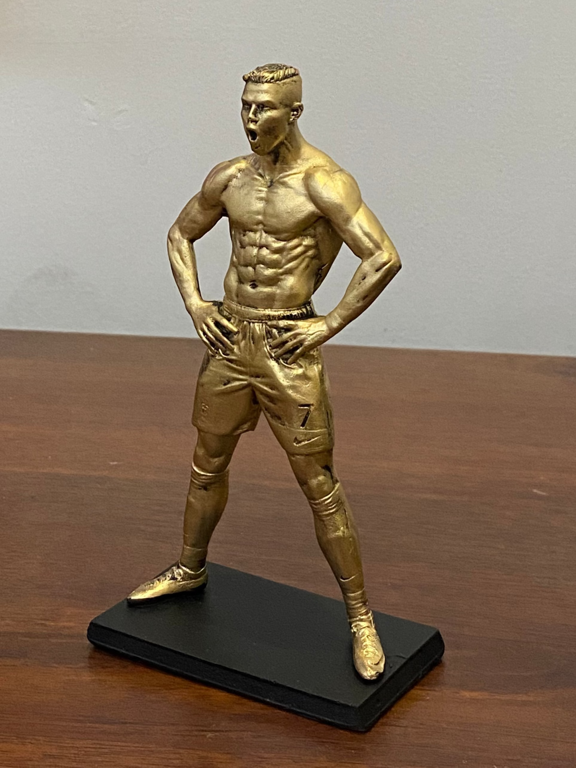 RONALDO Iconic Celebration Statue My GOAT RONALDO Iconic Celebration Statue My GOAT