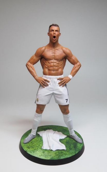 RONALDO Iconic Celebration Statue COLORED VERSION