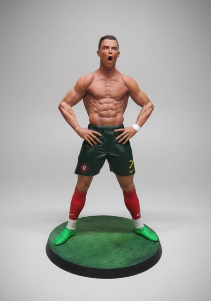 RONALDO Iconic Celebration Statue COLORED VERSION