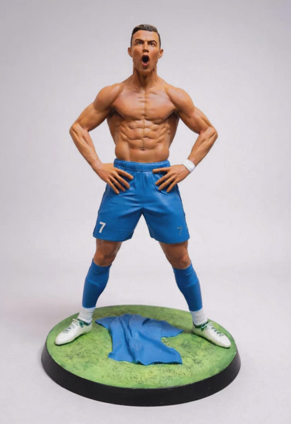 RONALDO Iconic Celebration Statue COLORED VERSION