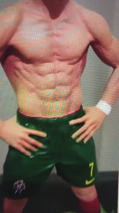 RONALDO Iconic Celebration Statue COLORED VERSION