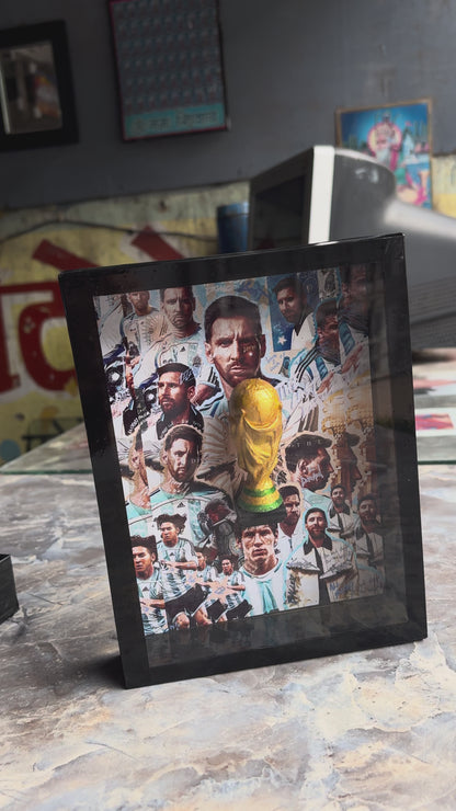 "THE GOAT" WC LEGACY 3D FRAME